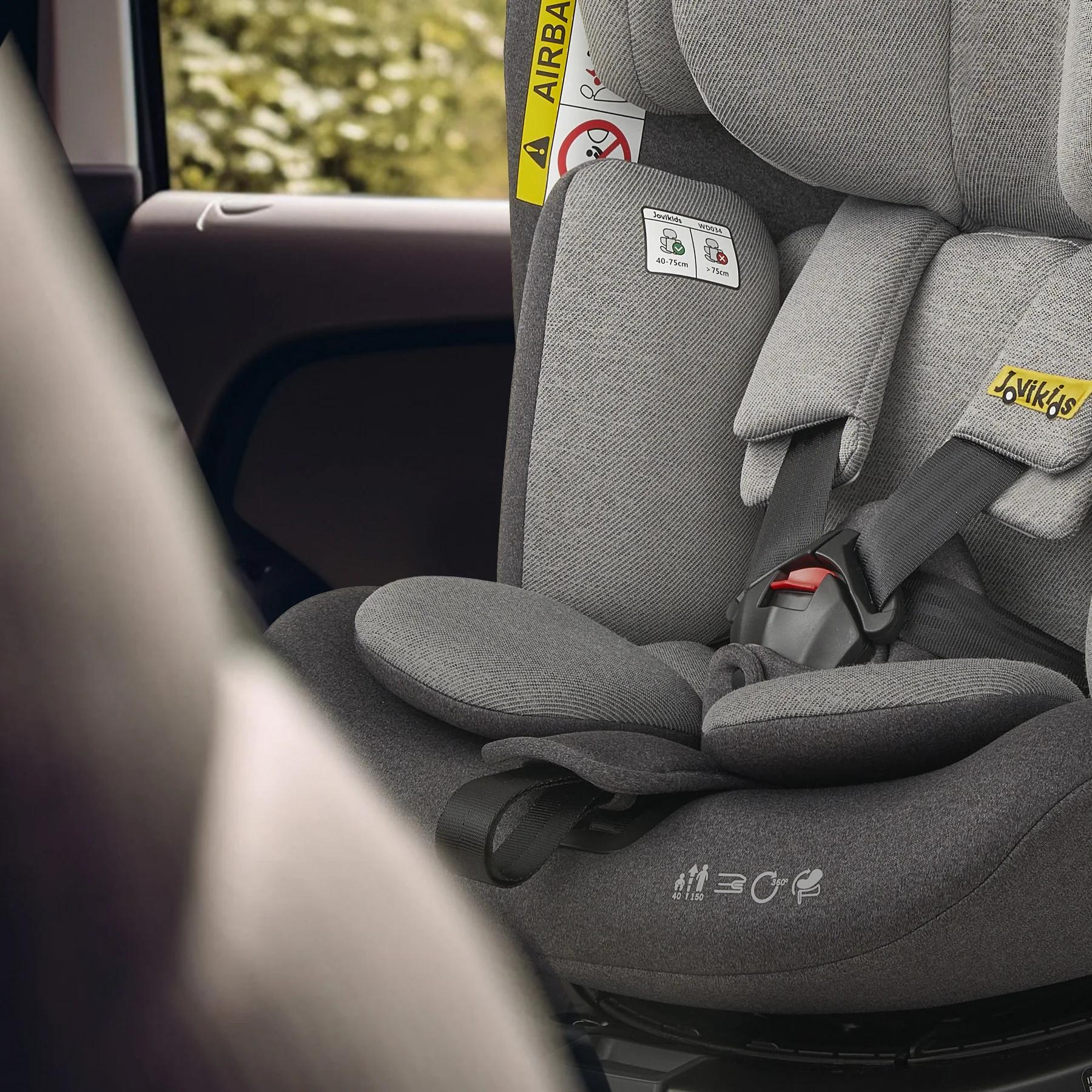 Jovikids Ranger 360 °   Siège auto bébé pivotant taille i 40-150 cm avec pied de support