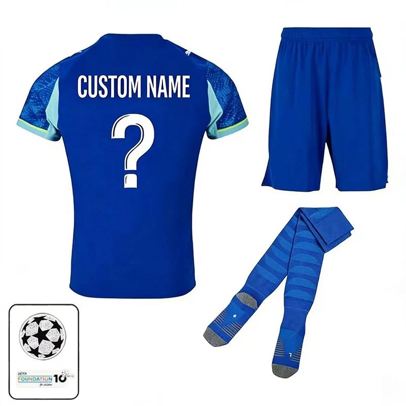Maillot de football Olympique de Marseille 2025-2026 personnalisé avec nom et numéro – Tenue de foot