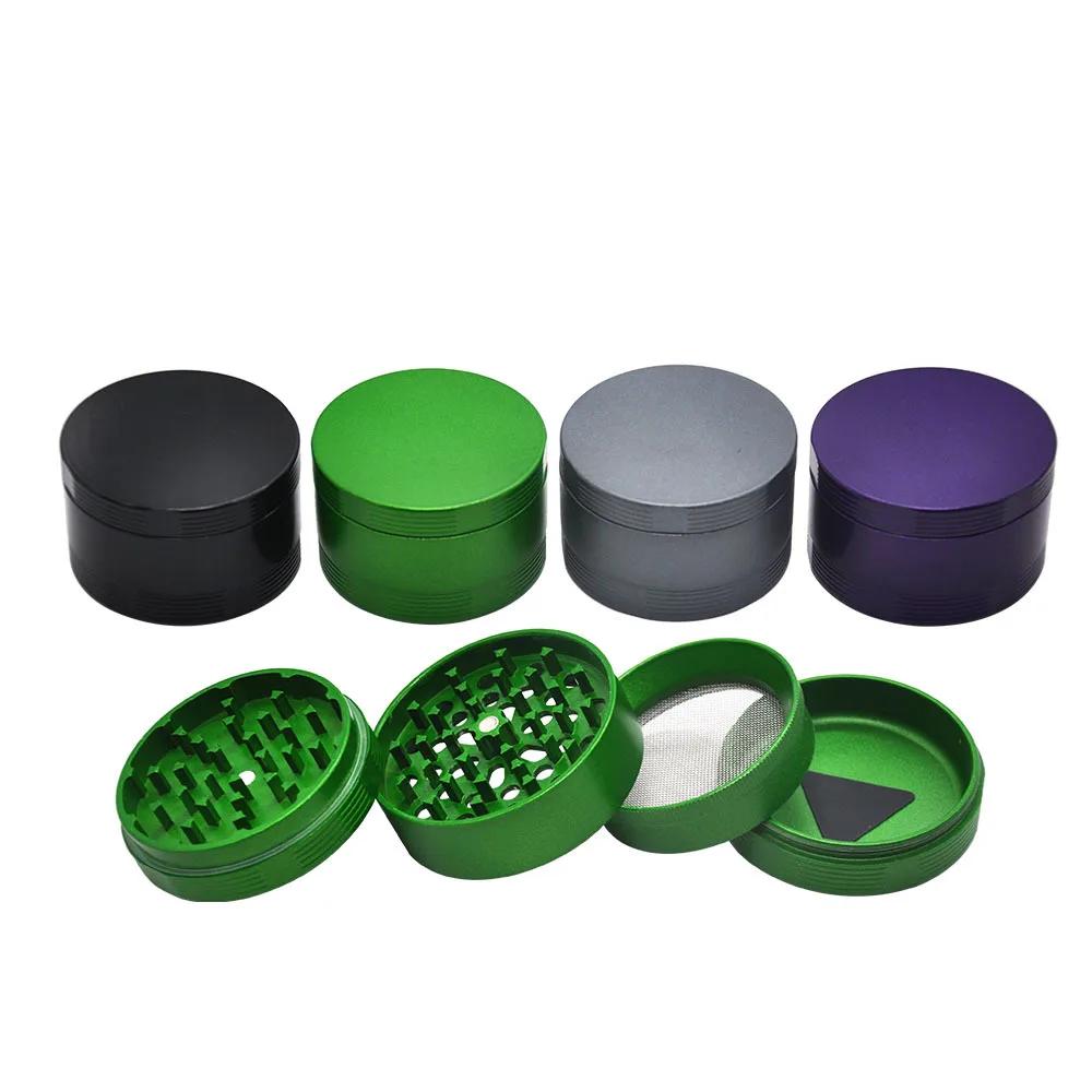 Broyeur d'herbes avec revêtement en céramique antiadhésif, 63mm, broyeur d'épices, de fumée de tabac