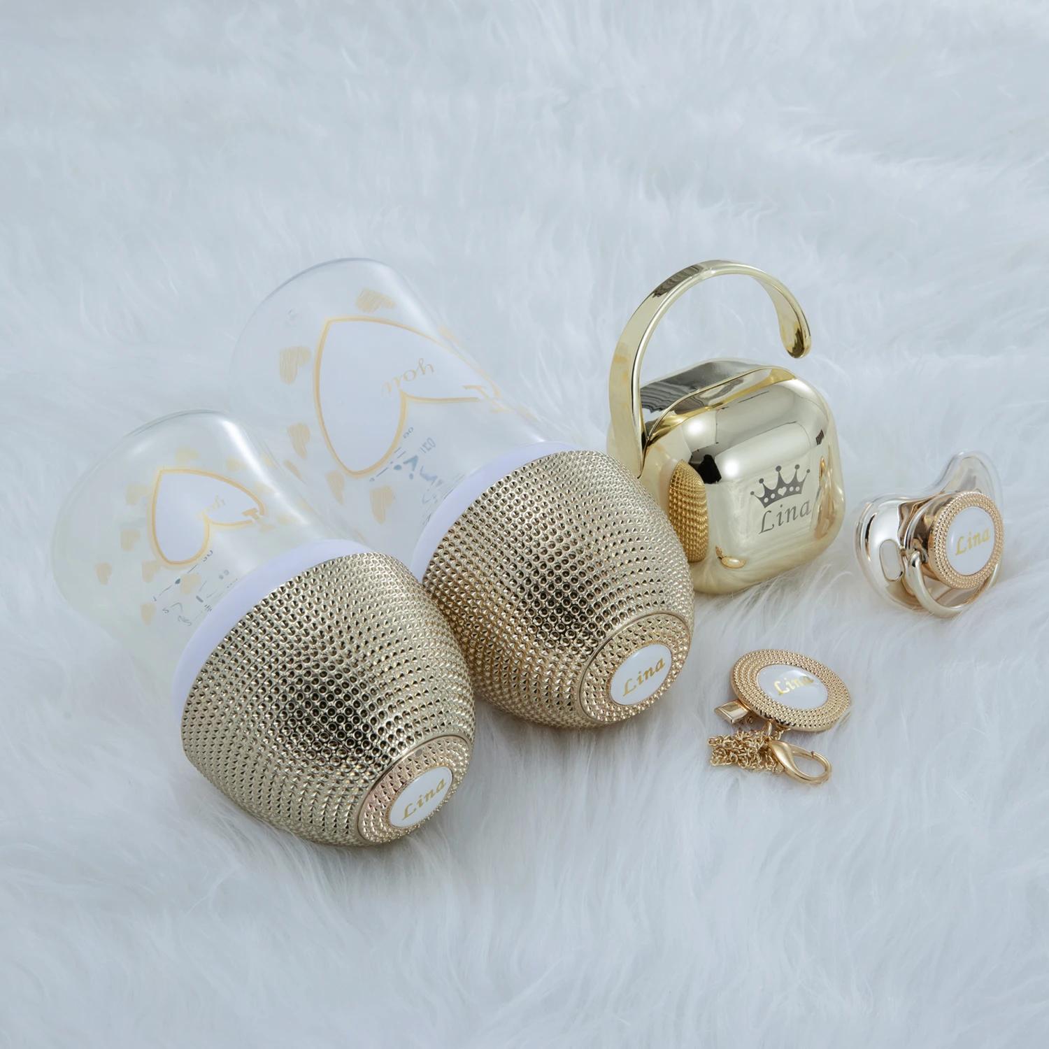 Miyocar – joli ensemble de tétines et biberons pour bébé de 0 à 6 mois, luxueux et personnalisé avec