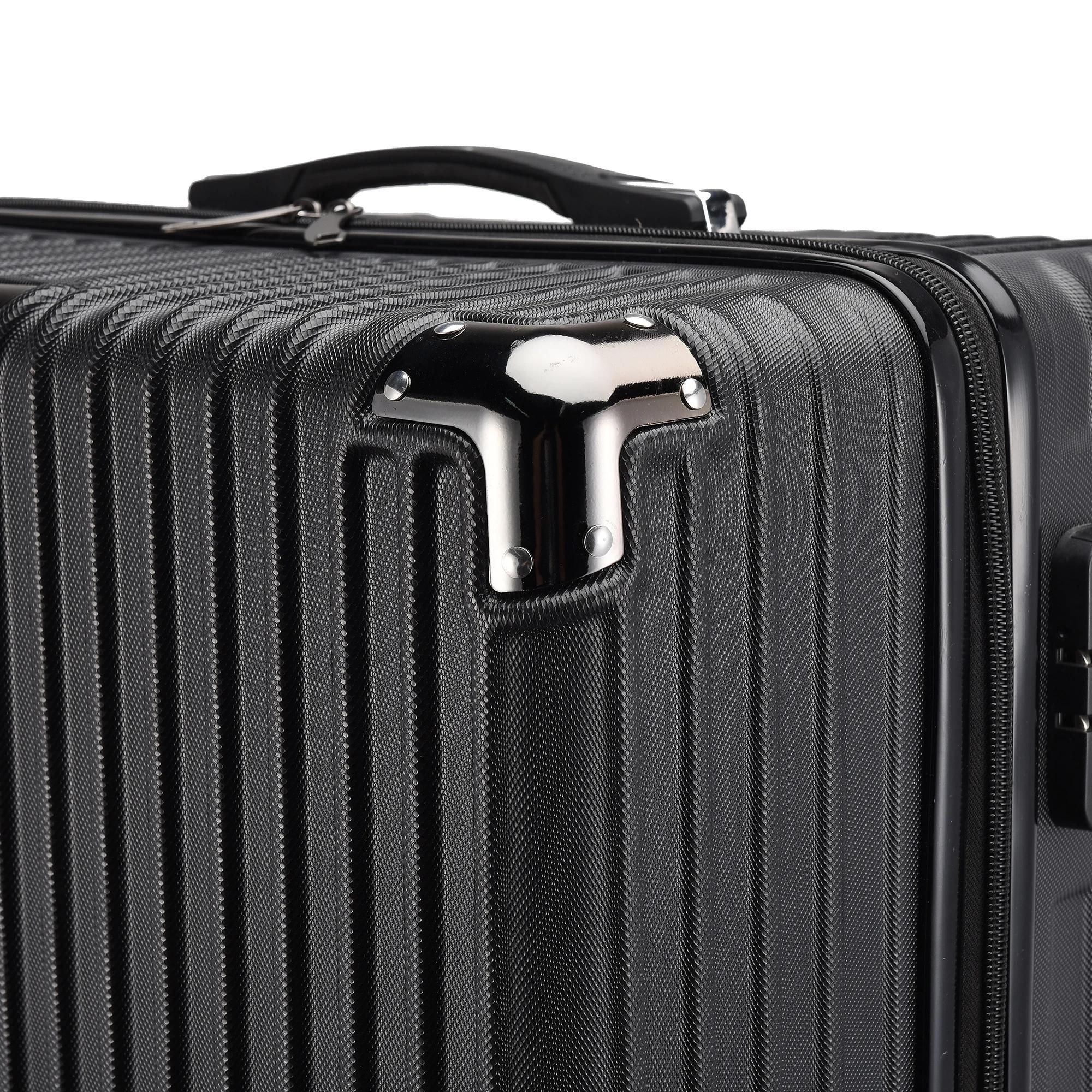 Ensemble de 3 valises rigides à roulettes, valise cabine à roulettes, ensemble de valises de voyage,