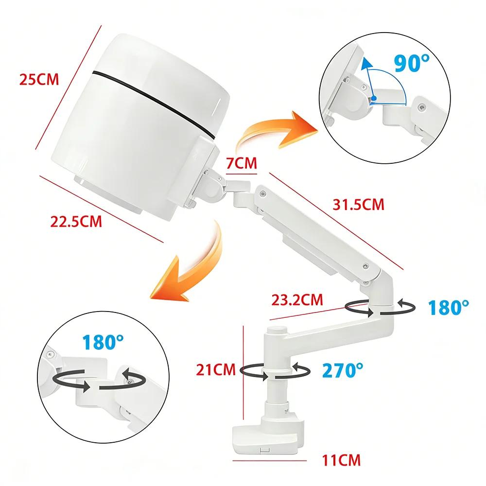 Nouvelle mise à niveau 3.0 collecteur de poussière d'ongle de bureau Salon de manucure utilisation p