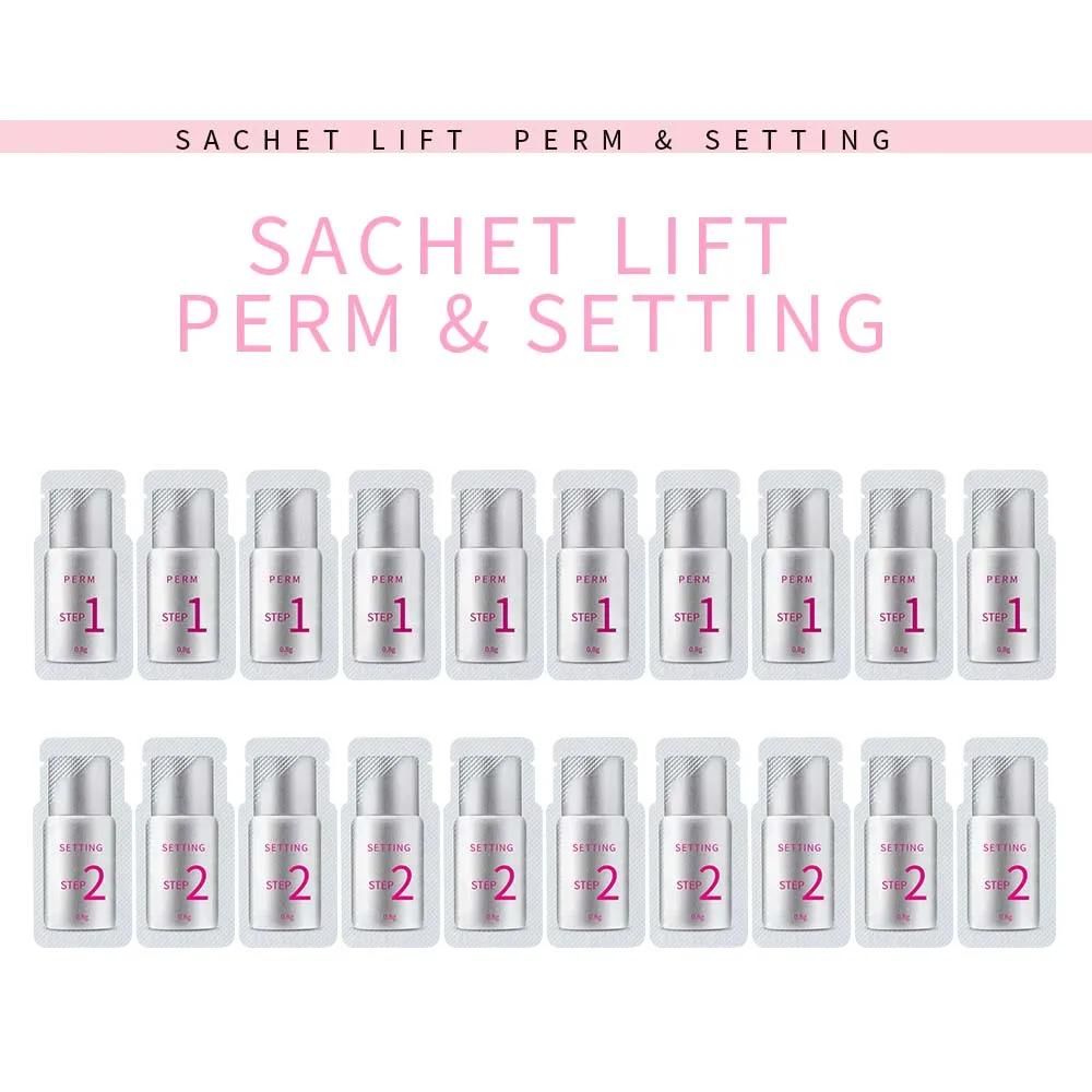 10 paires/lot ICONSIGN Lotion de levage de cils Sachet Lotion de Fixation de permanente rapide cils 