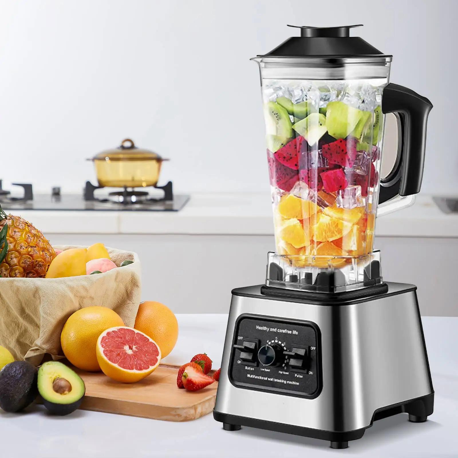 Mélangeur puissant 6000W, presse-agrumes, mélangeur de Table, récipient de 2,5 l, robot culinaire, m