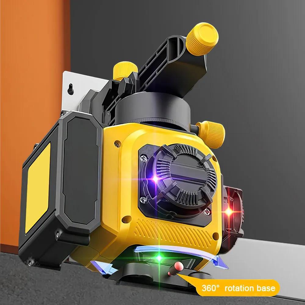 Professional 16 Lines 4D Laser Level Automatic 360° Horizontal ＆ Vertical Powerful Lines Laser Level