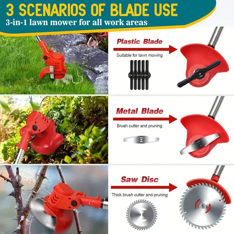 Nouveauté outils de jardinage tondeuses à gazon sans fil coupe-herbe mangeur de mauvaises herbes ada