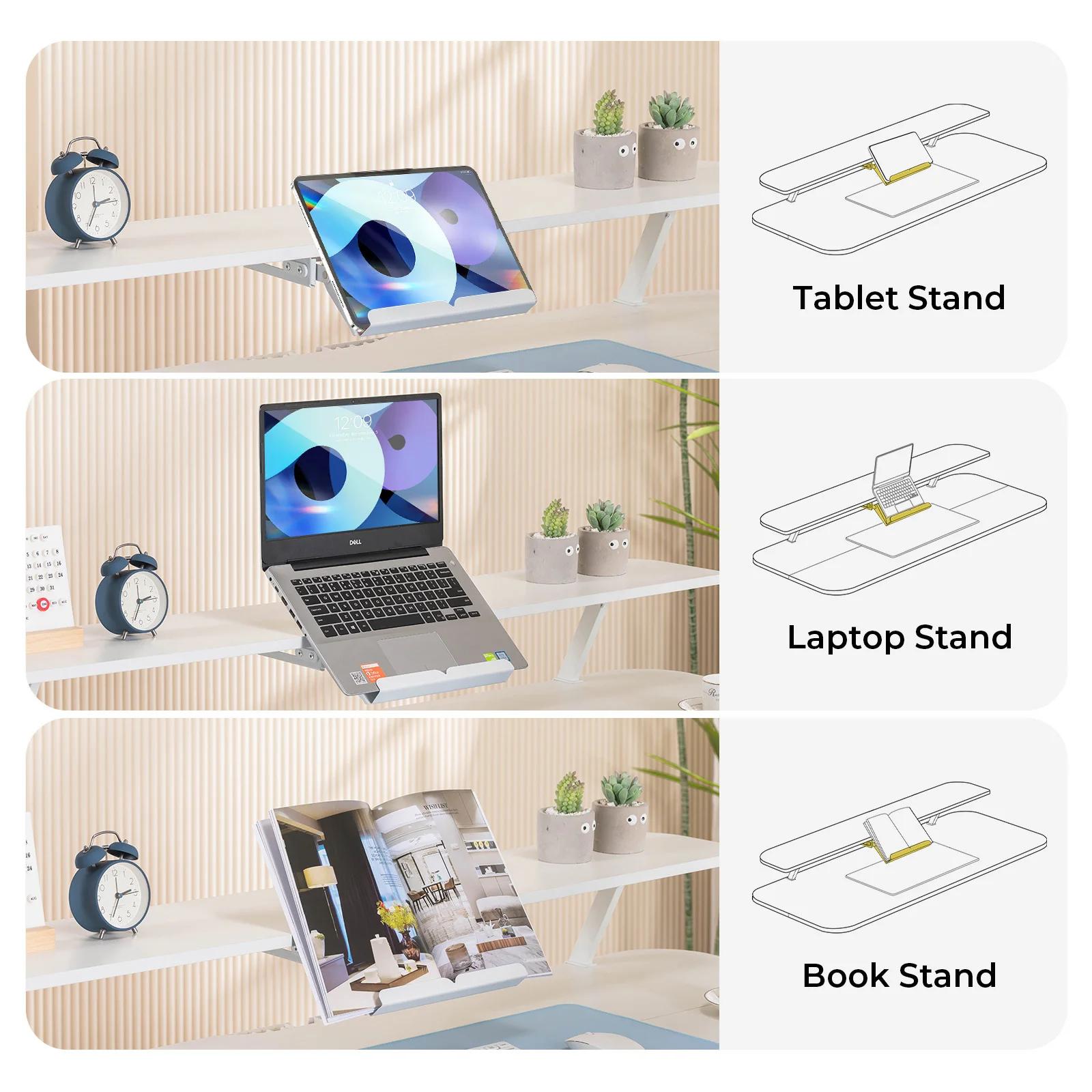 Bureau électrique sur pied avec égouts de proximité, bureau d'ordinateur ergonomique réglable, recom