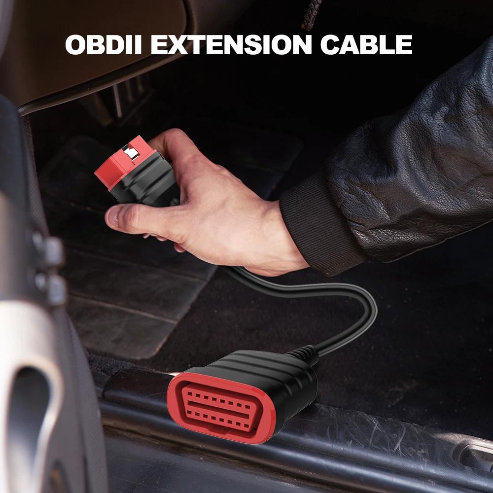 THINKCAR THINKDIAG universel 16 broches toutes les voitures câble d'extension OBD2 60 cm de longueur