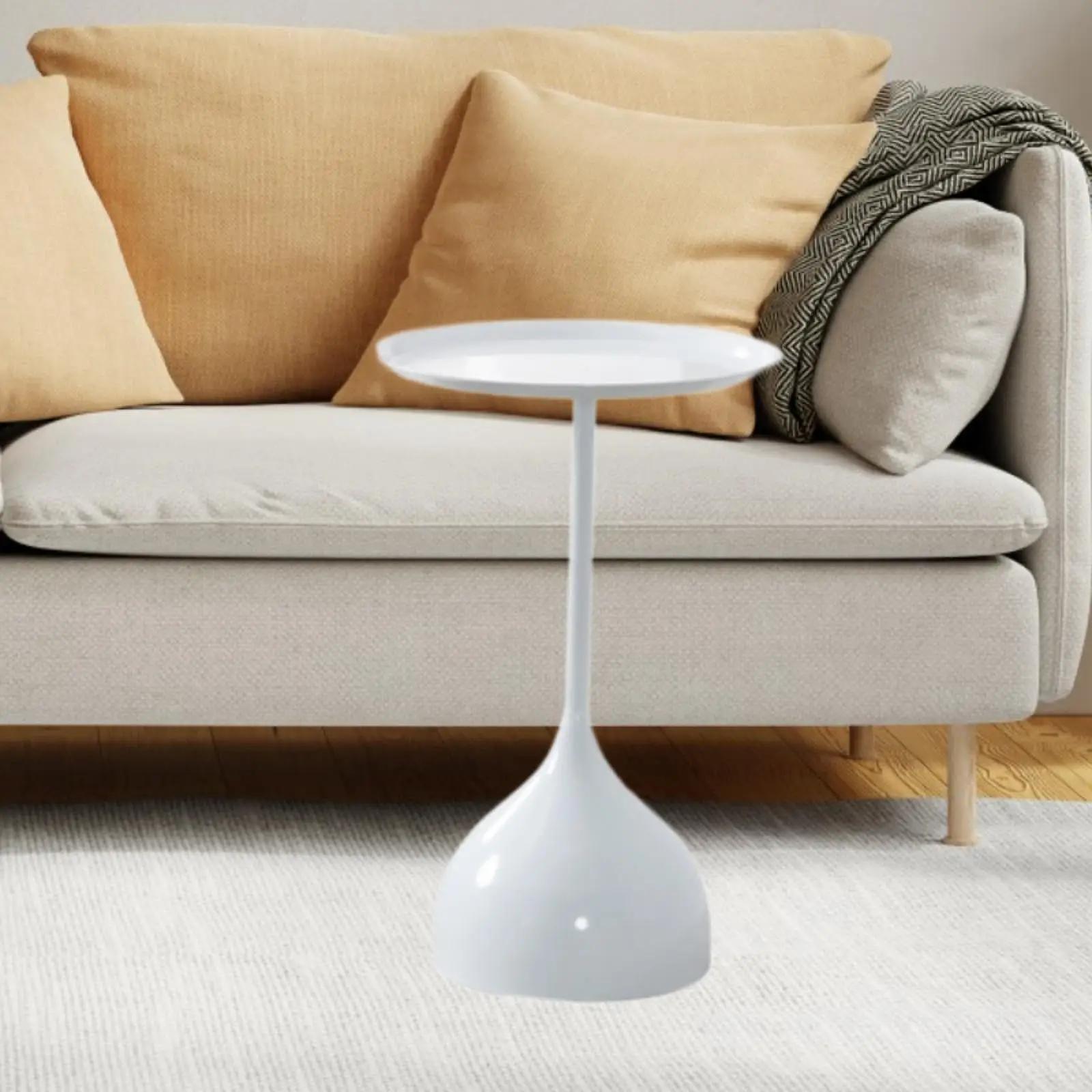 Table d'appoint ronde Table basse fer Art Base décor meubles boisson bureau table de nuit pour balco