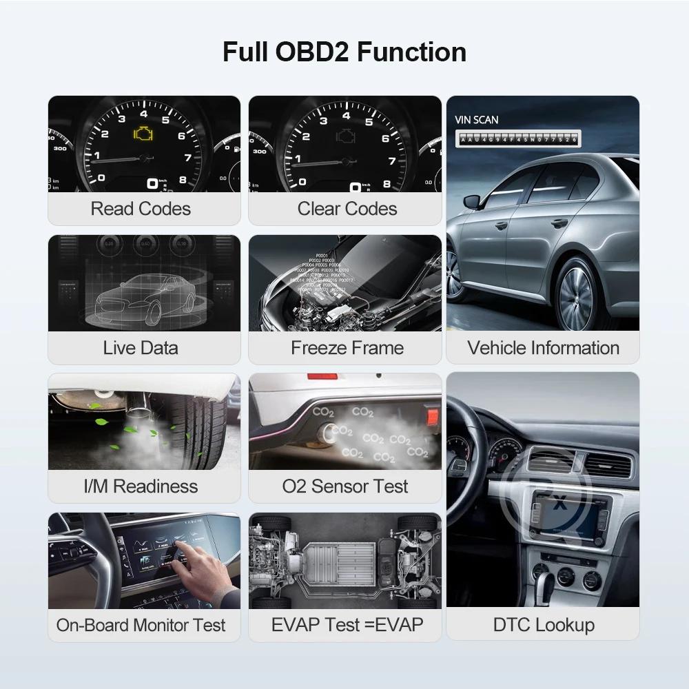 THINKCAR THINKDIAG MINI Scanner Obd2 pour système de Diagnostic automatique complet Obd 2 fonctions,