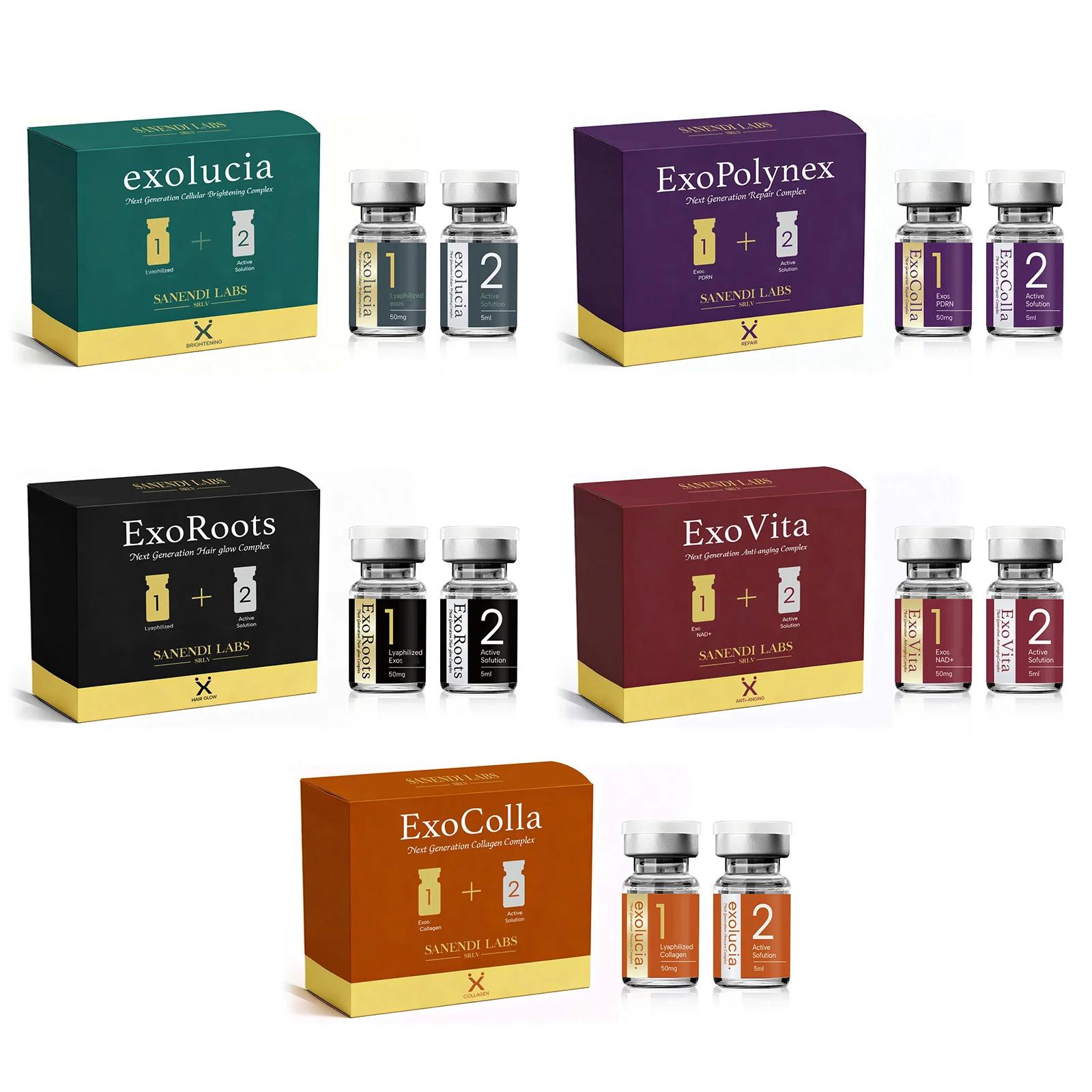 Ensemble 2-en-1 EXO Vita NAD+ PDRN Sérum Collagène Essence Soin Visage Lissant Hydratant Liftant Cor