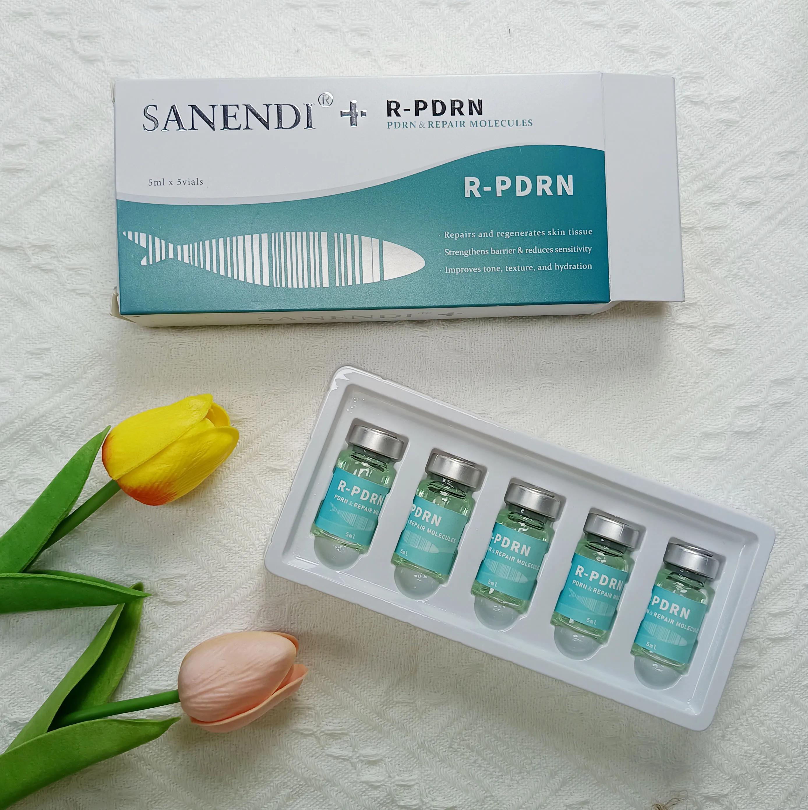 SANENDI PDRN Sérum ADN de Saumon Ampoule Lissante Solution Liquide Booster Capillaire Éclaircissant 