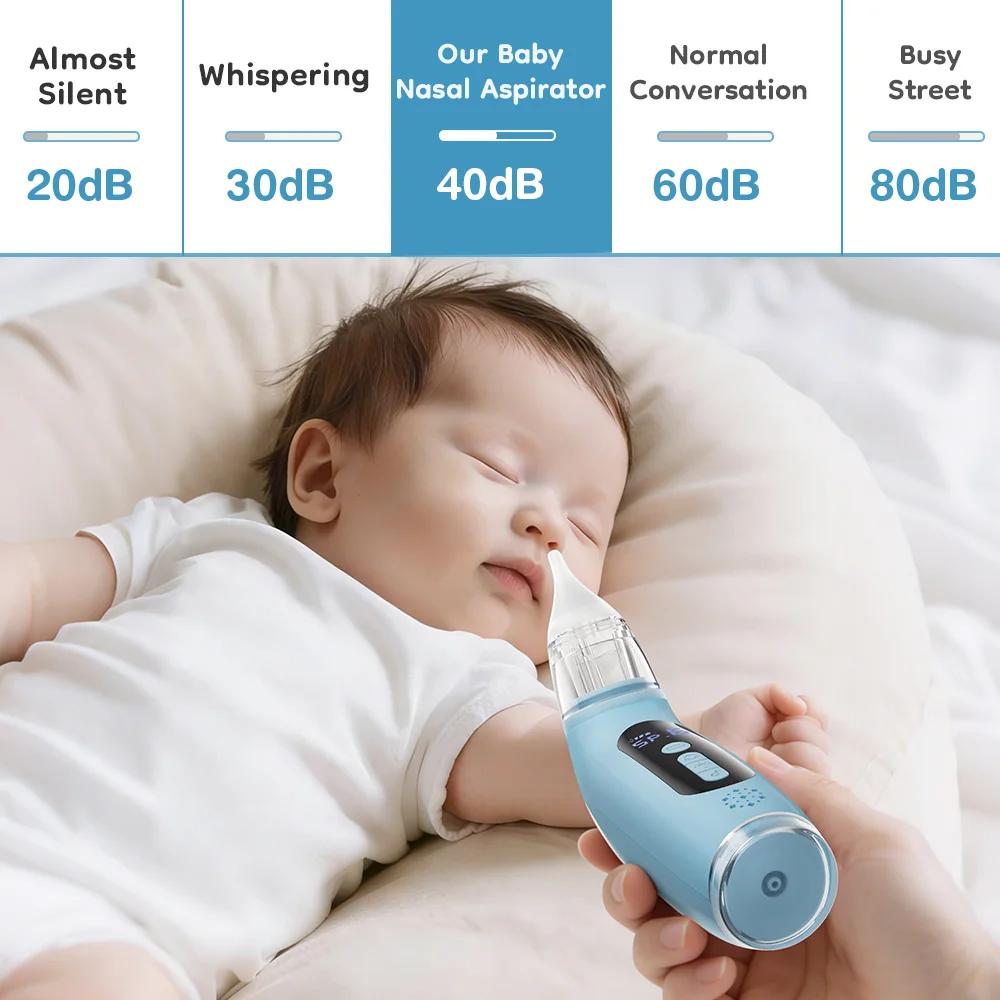 Aspirateur nasal électrique MAMIJOY 2 en 1 avec nébuliseur - 6 modes d'aspiration pour bébé et nettoyeur de nez U95