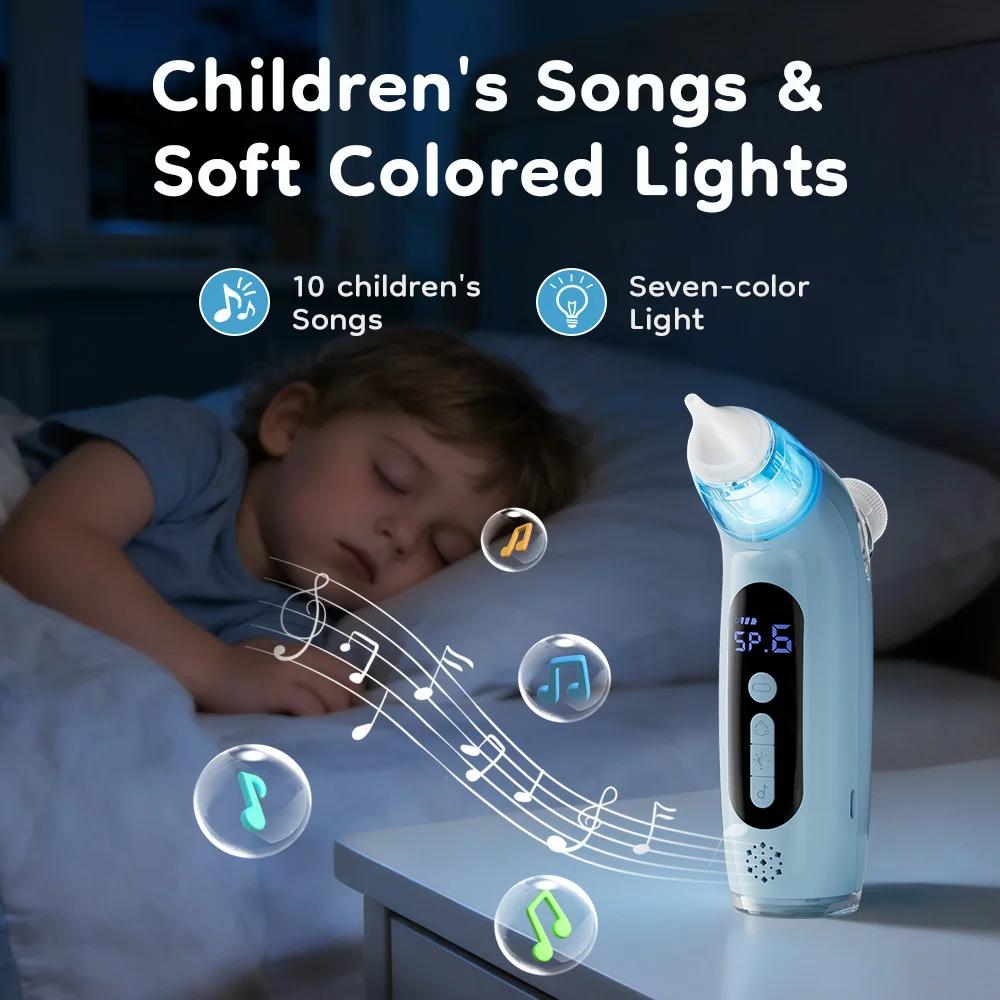 Aspirateur nasal électrique MAMIJOY 2 en 1 avec nébuliseur - 6 modes d'aspiration pour bébé et nettoyeur de nez U95