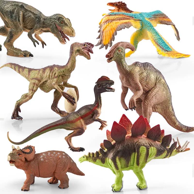 Figurines d'action de dinosaure jurassique, Simulation, parc Dino, Carnotaurus, Ankylosaure, tyranno