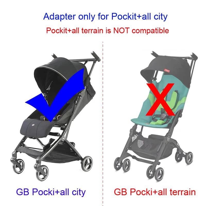 Adaptateur de siège auto GB Pockit + All City (NON Pockit + All Terrain) Convertisseur de poussette 