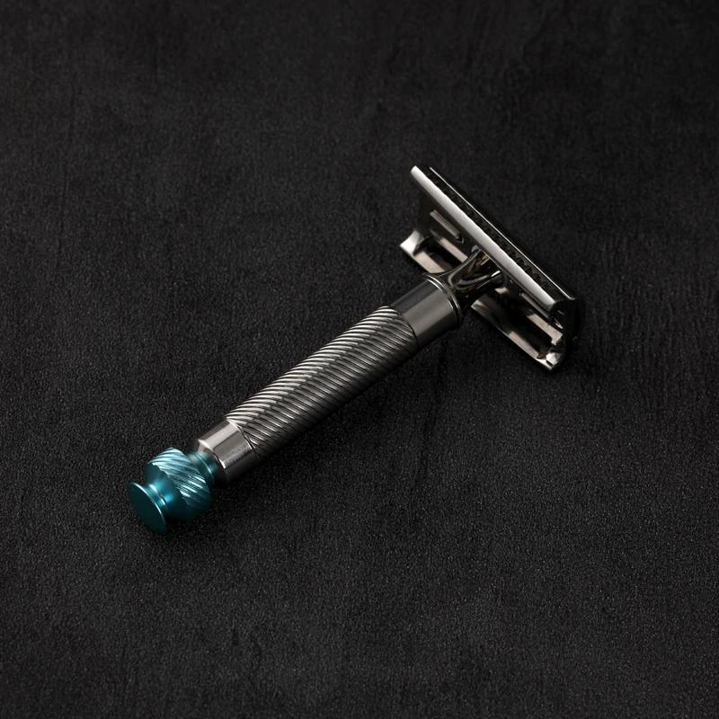 Rasoir de sécurité Yaqi Slant 37 en acier inoxydable