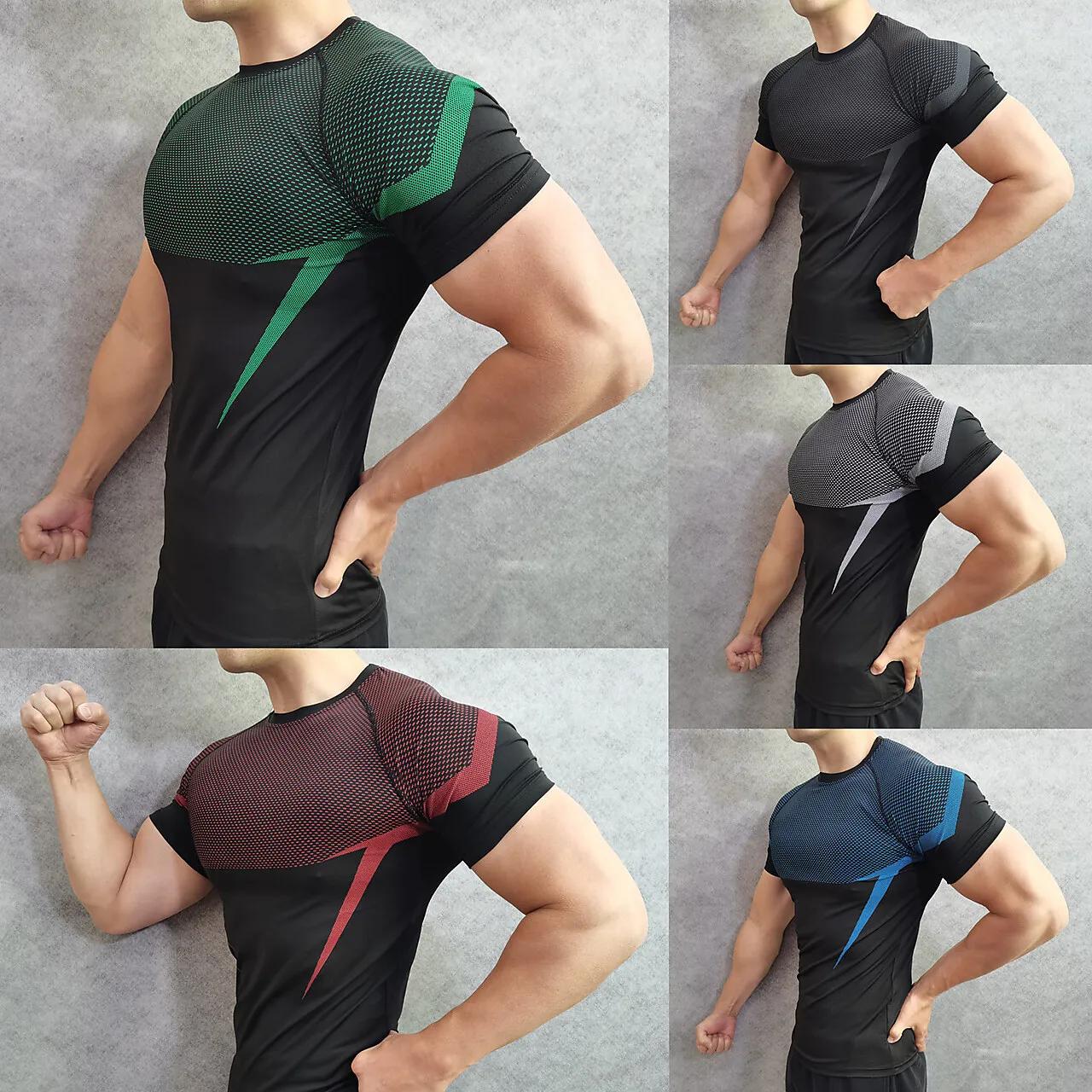 T-shirts ajustés tendance Super Héros 2026 – Nouveauté été pour hommes : Confortables, respirants et