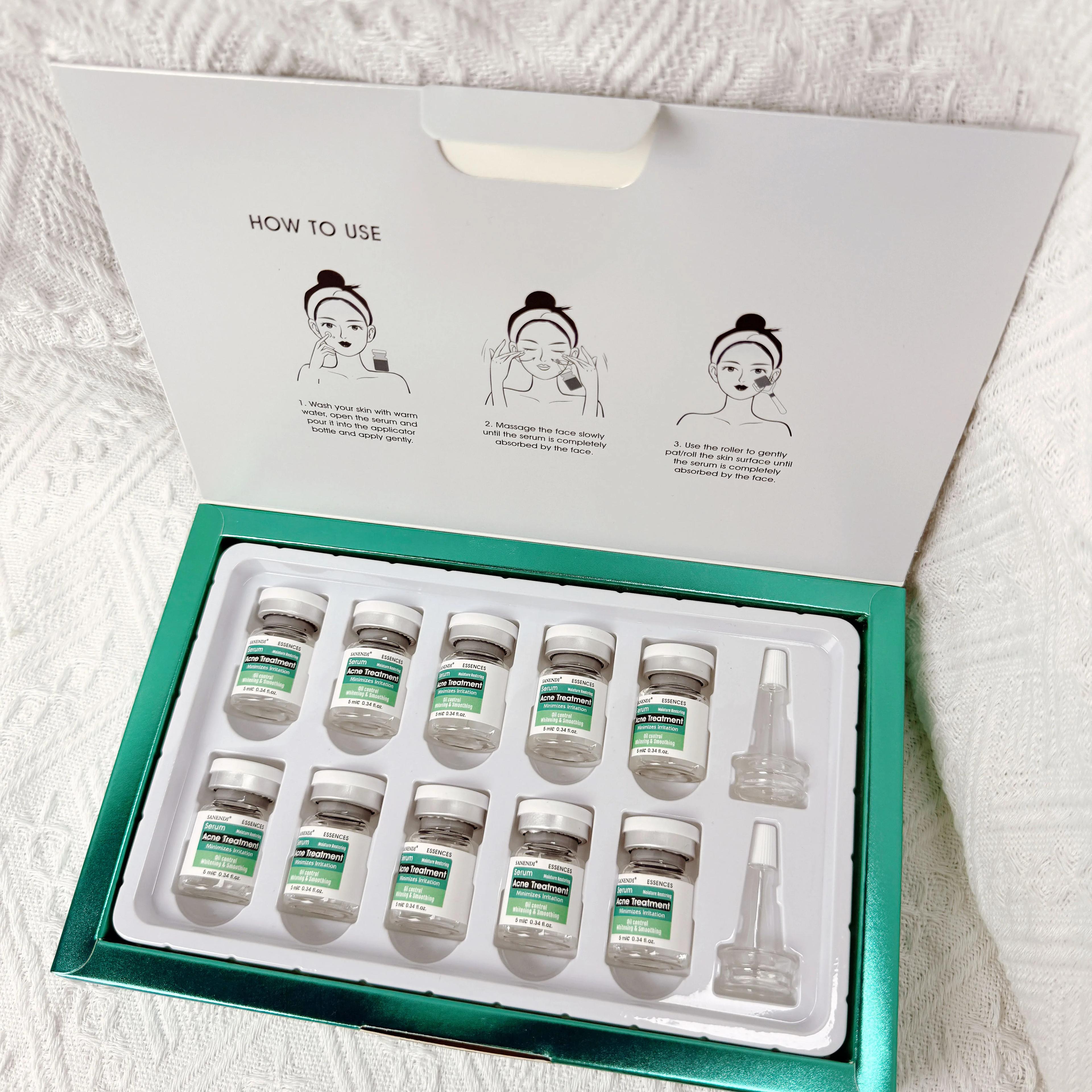 Produit de soin coréen pour la peau, série Sanendi AQUA, Essence VC, apaisant, hydratant et nourriss