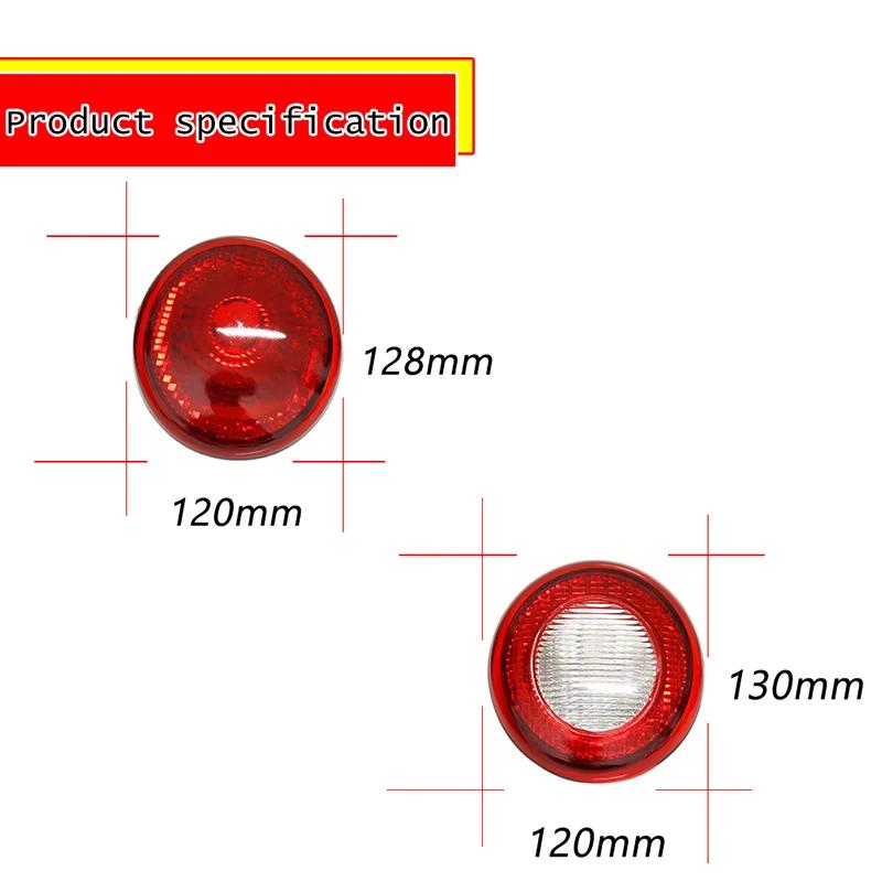 Gtinthebox – feux de recul arrière à lentille fumée/rouge + Kit de couvercles de feux arrière supéri