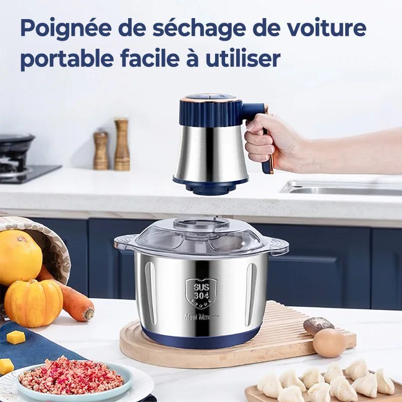 Hachoir viande électrique 5L robot culinaire bébé acier inoxydable 304 multifonction légumes