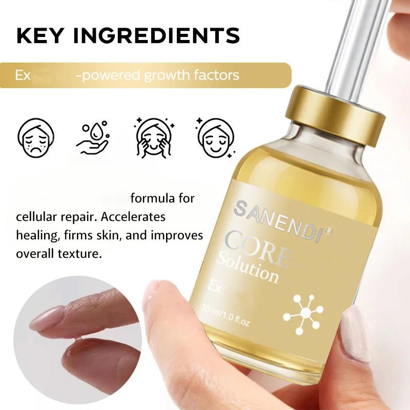 Sérum Sanendi 7 en 1 à l'acide hyaluronique, au GSH, au collagène et aux peptides, solution EX10O CO