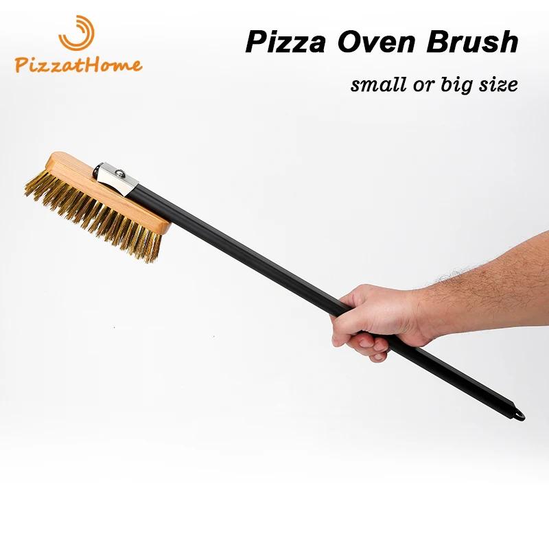 PizzAtHome four à Pizza biseauté brosse en cuivre poils grattoir en laiton ménage gril nettoyage fou