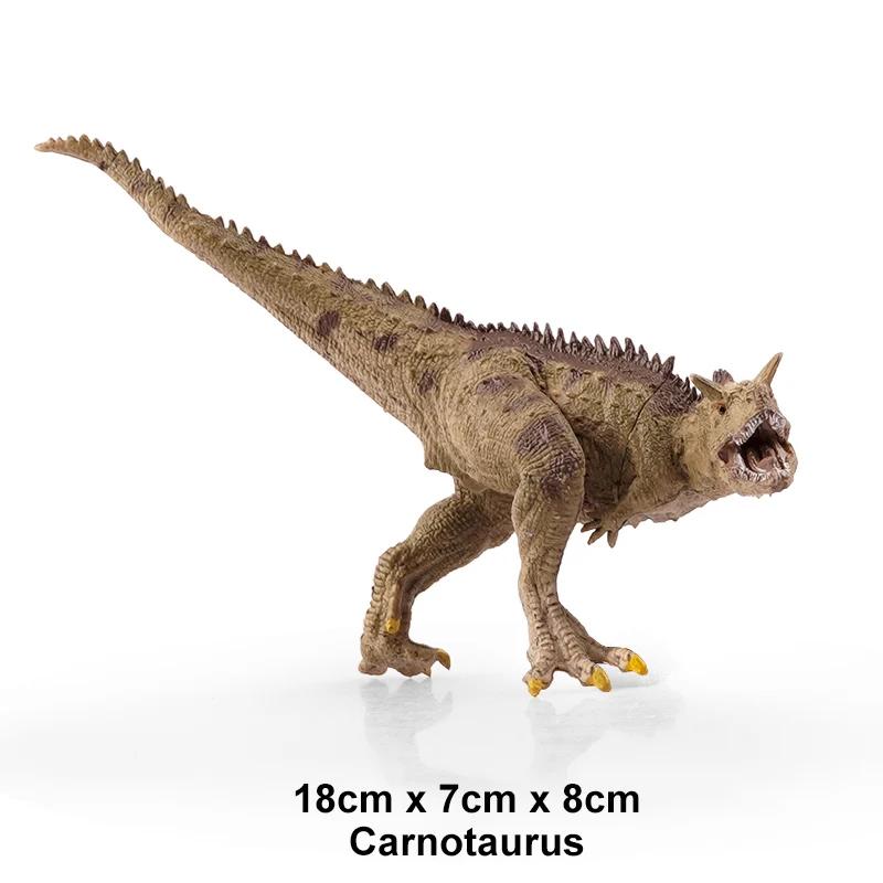Figurines d'action de dinosaure jurassique, Simulation, parc Dino, Carnotaurus, Ankylosaure, tyranno