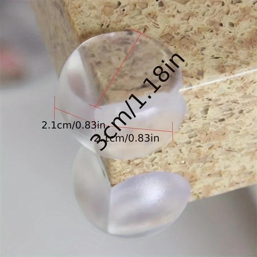 4/10/16 pièces bébé sécurité coin Silicone protecteur Table doux Transparent enfants Anti Collision 