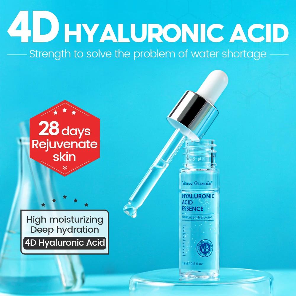 VIBRANT GLAMOUR – sérum pour le visage, acide hyaluronique, rétrécissement des pores, hydratant, Ant