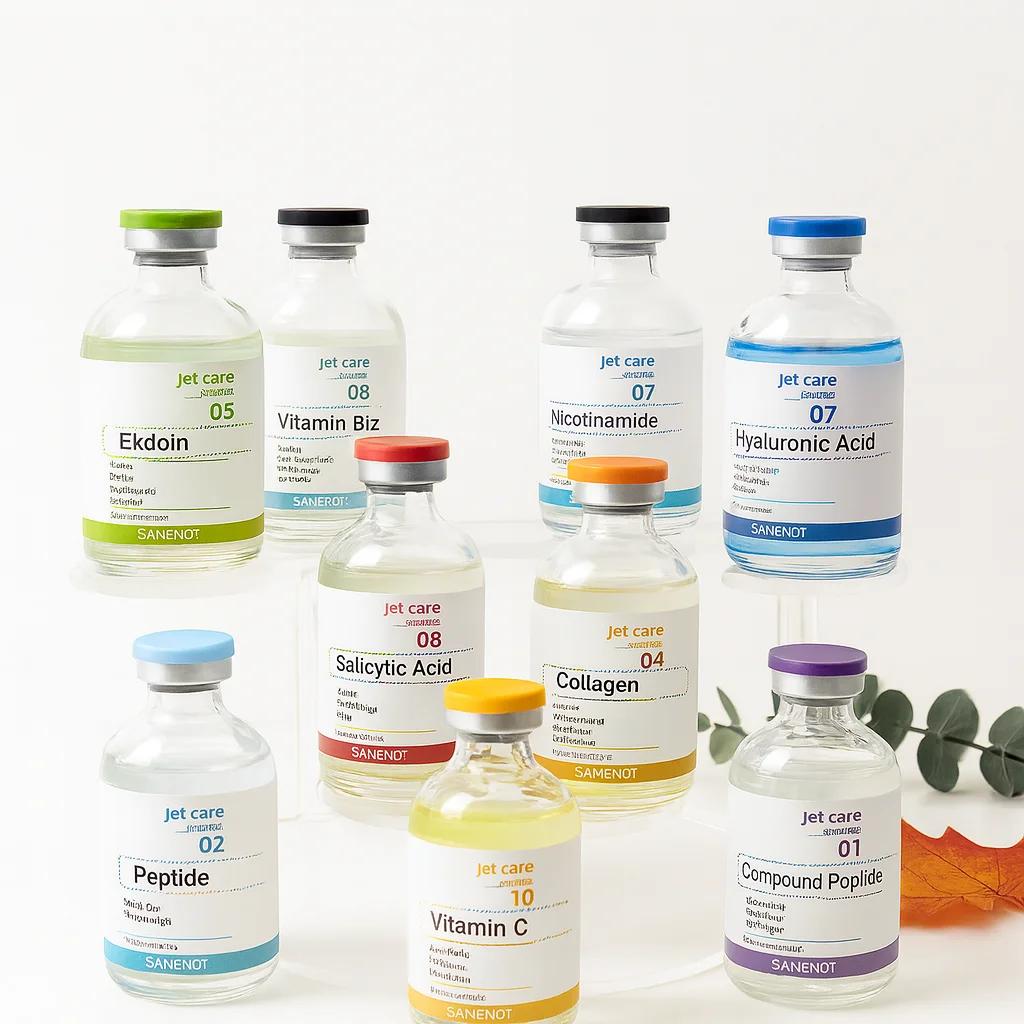 SANENDI – sérum pour la peau du visage, Ampoules hydratantes et éclaircissantes, soin avec Astaxanth