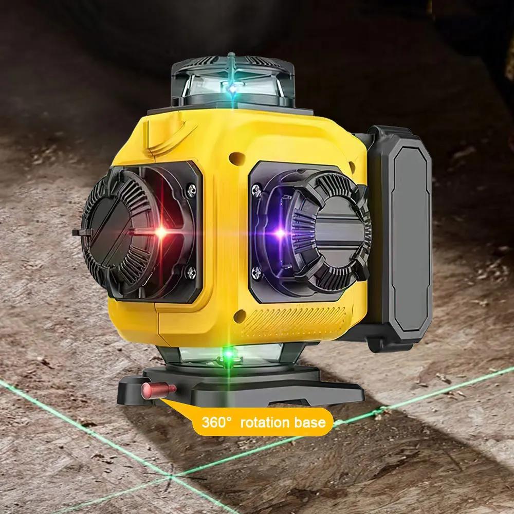 Professional 16 Lines 4D Laser Level Automatic 360° Horizontal ＆ Vertical Powerful Lines Laser Level