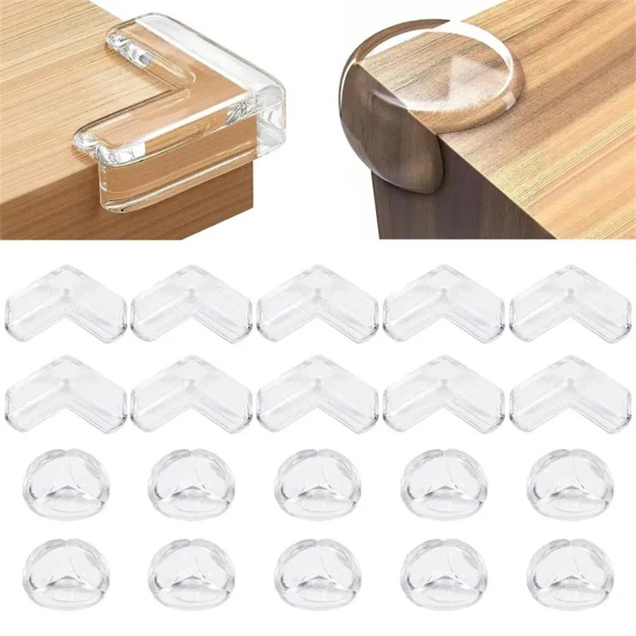 4/10/16 pièces bébé sécurité coin Silicone protecteur Table doux Transparent enfants Anti Collision 