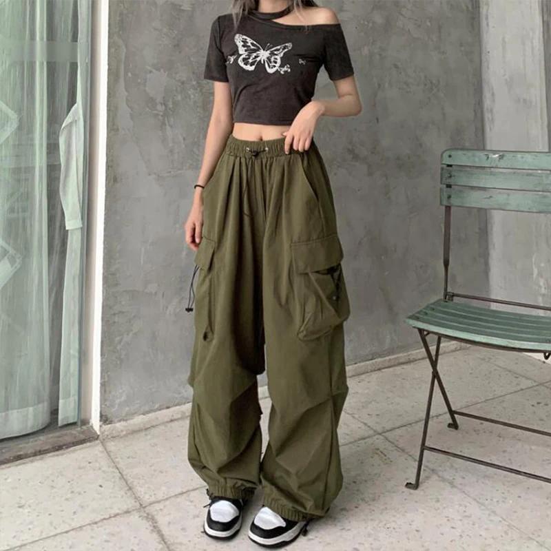Pantalon de jogging décontracté pour femmes, couleur unie, taille basse, cordon de serrage, jambes l