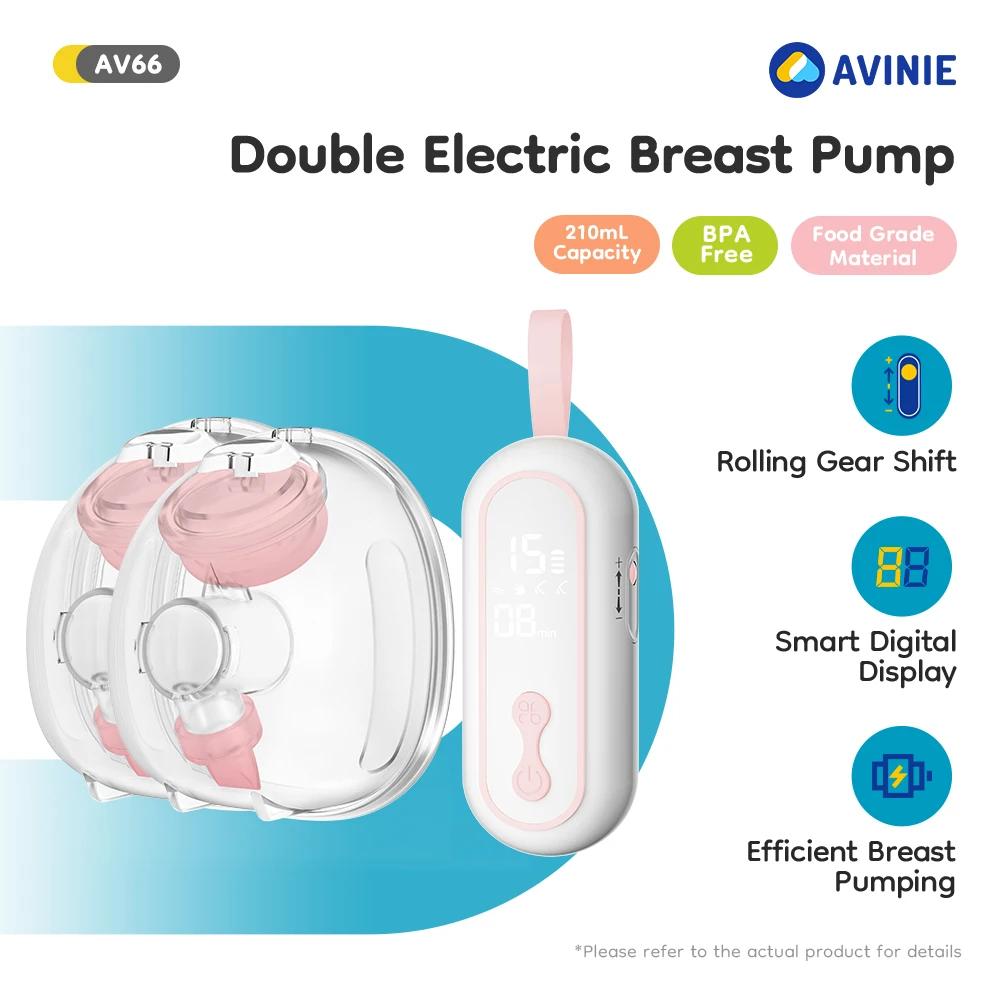 MAMIJOY AV66 tire-lait Portable à faible bruit tire-lait avec 4 Modes 15 niveaux Double tire-lait él