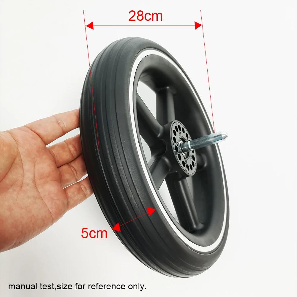 Roue arrière de poussette pour Cybex Gazelle S, roue arrière avec moyeu, roulement et axe, roue de p