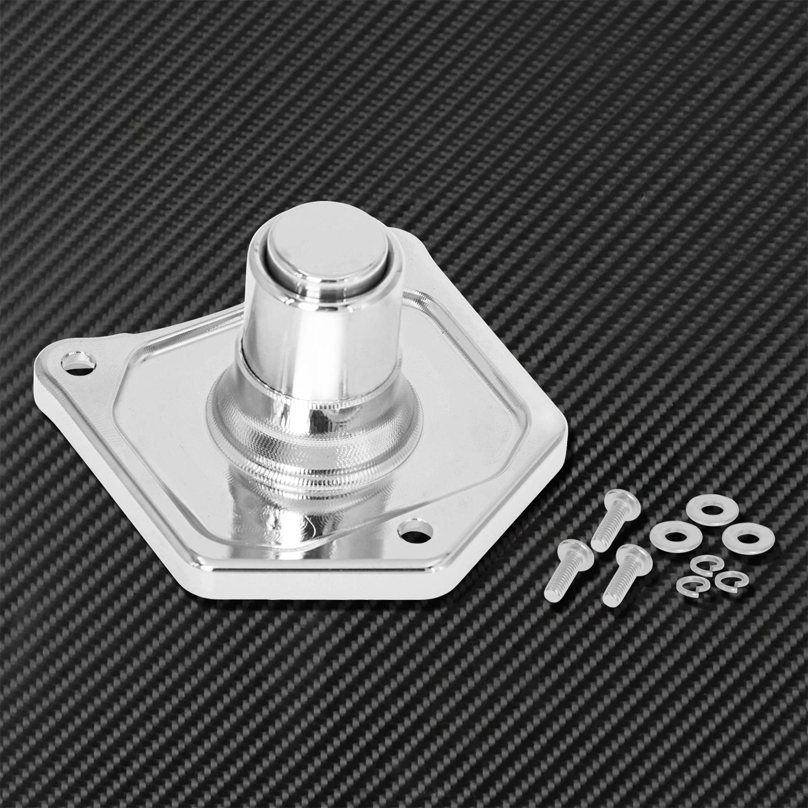 Couvercle de solénoïde chromé de moto, bouton poussoir de démarreur pour Harley Dyna Street Bob Fat 
