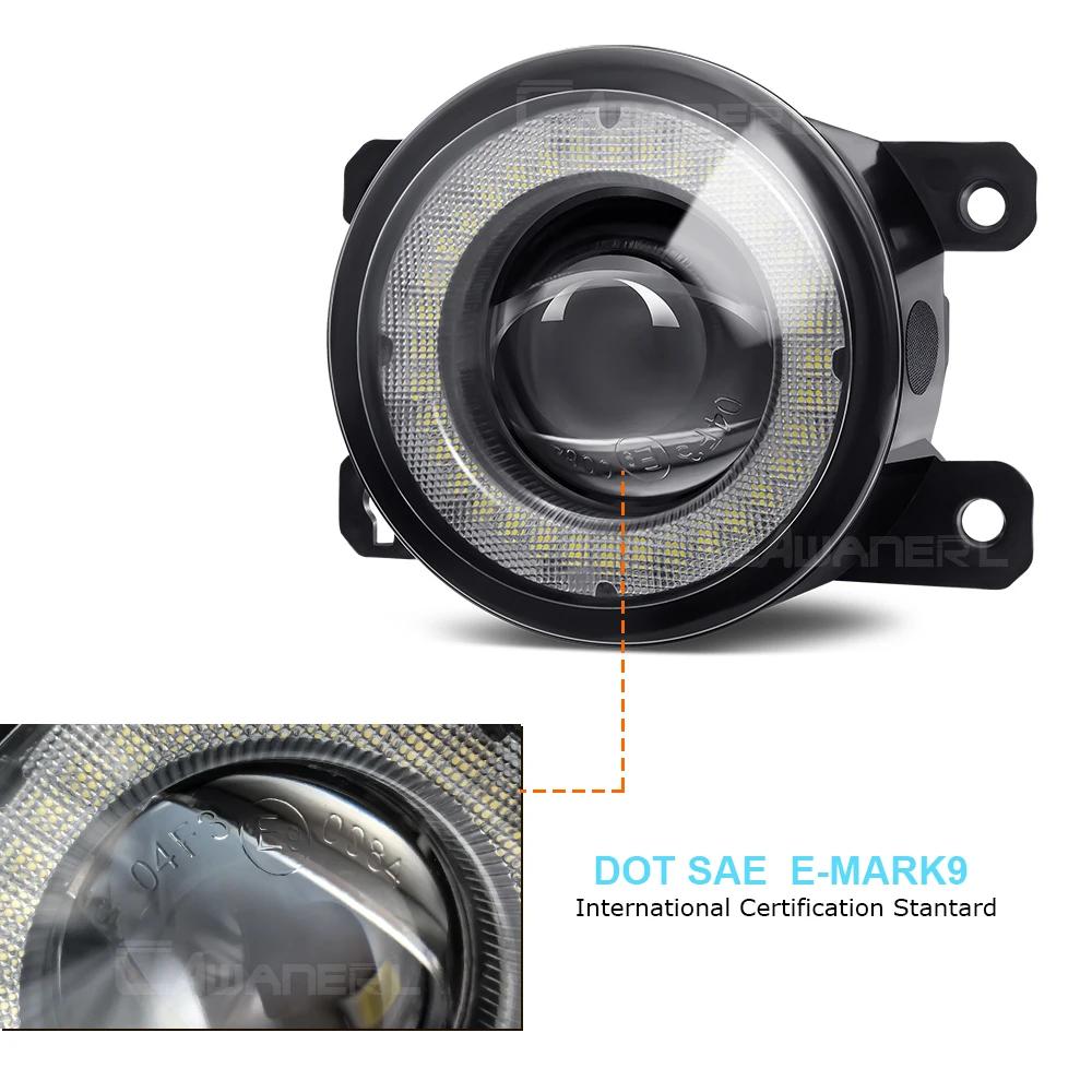 Ensemble de phares antibrouillard LED pour voiture, 2 pièces, feux diurnes DRL 30W H11 12V pour Mits