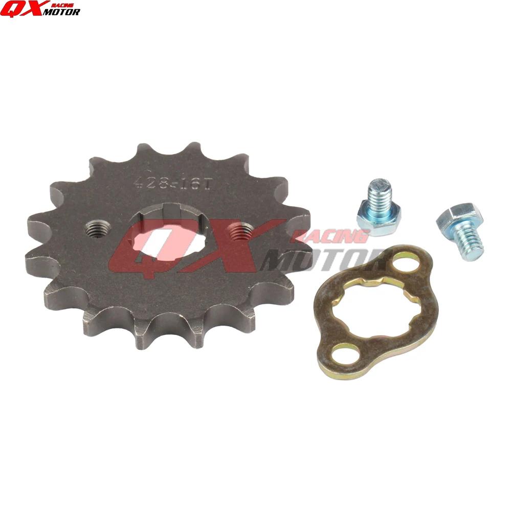428 chaîne 20mm 10 11 12 13 14 15 16 17 18 19 dents pignons de moteur avant pour 50 110 125 160cc Di