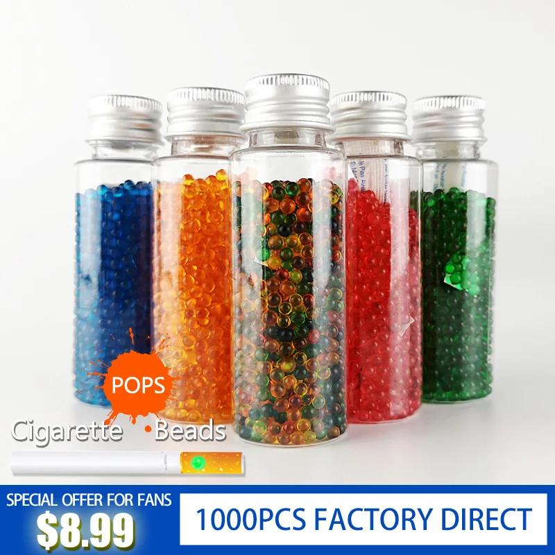 1000 pièces bricolage Cigarette Pops perles saveur de fruits saveur de menthe Mentha porte-Cigarette