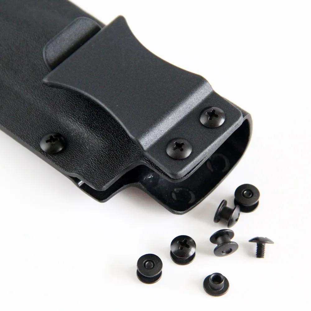 Jeu de Vis en Acier Noir pour Poteau Court Chicago, Tête Croisée, Parfait pour le Bricolage, Étuis/C