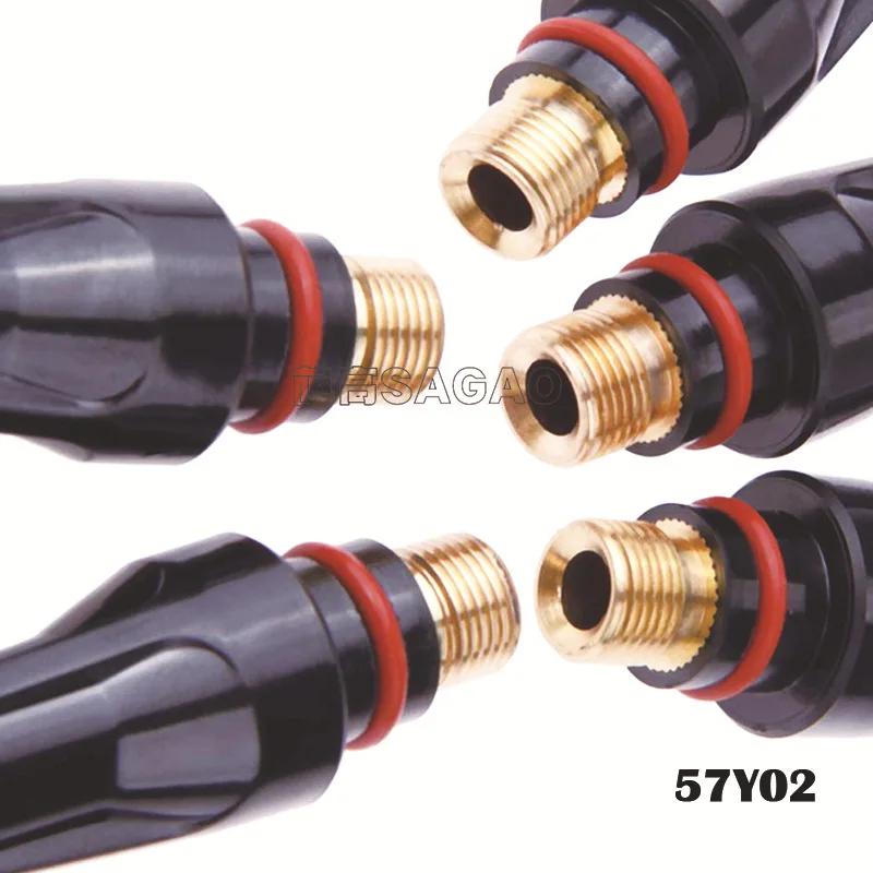 Capuchon arrière Long pour soudage TIG 57Y02, 5 pièces/10 pièces, pour torche de soudage TIG wp 17 1