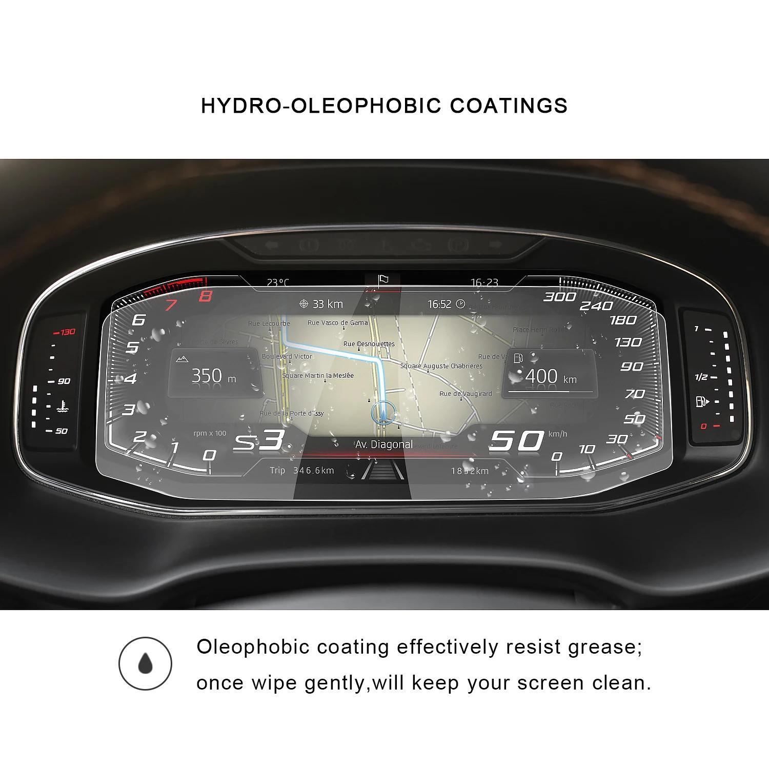 RUIYA pour Seat CUPRA Ateca/Leon/Tarraco/Arona/Ibiza/Cupra Formentor Protecteur d'écran d'instrument