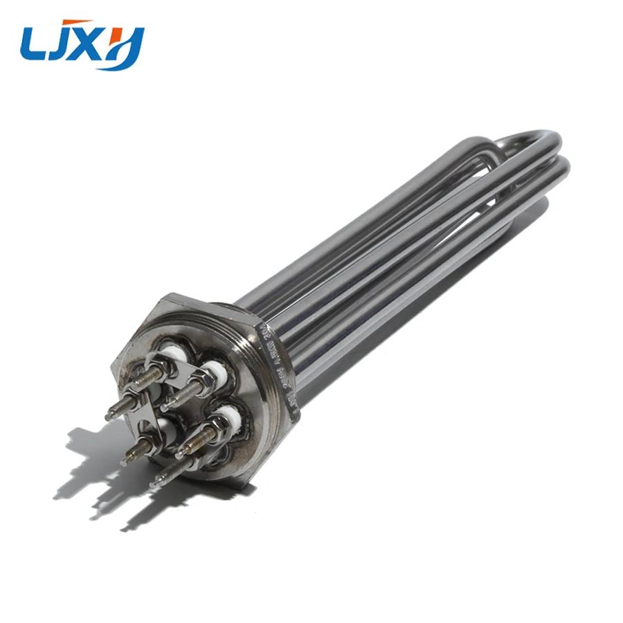 LJXH 304 acier inoxydable 220V/380V DN32(41mm) élément chauffant d'eau tubulaire 3KW/4.5KW/6KW/9KW/1