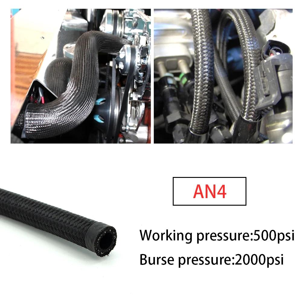 1M/3M/6M AN4 AN6 AN8 AN10 tuyau de carburant huile gaz refroidisseur tuyau ligne tuyau Tube Nylon ac