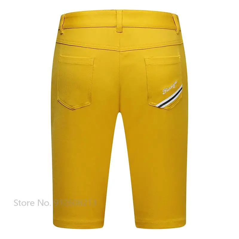 Ttygj – pantalons courts de Golf pour femmes, extensibles, coupe Slim, décontractés, vêtements respi