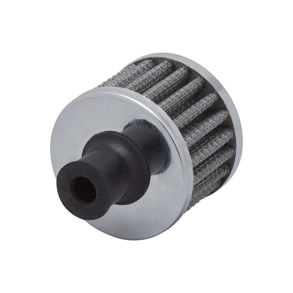 Interface universelle filtre à Air moto ID 18mm argent cône de voiture filtre d'admission d'air froi