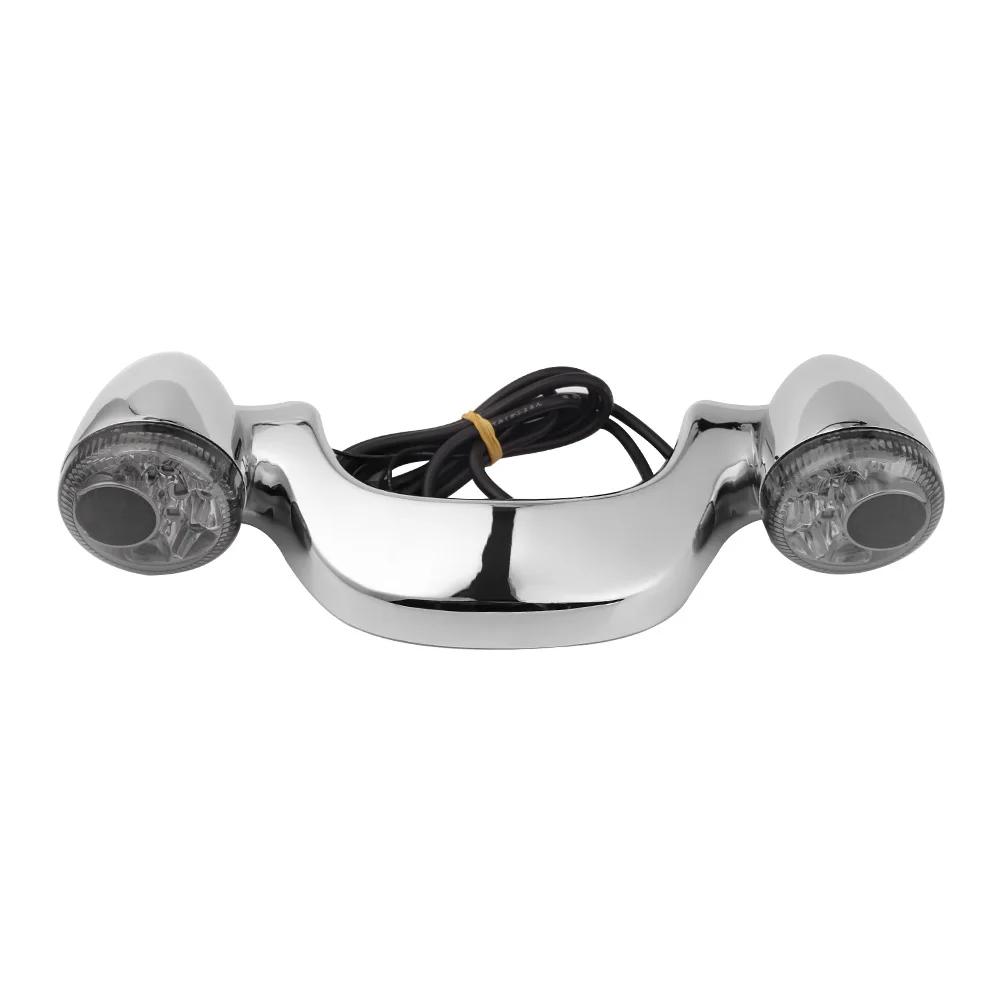 Clignotant arrière LED pour motos, barre lumineuse de stop, pour Harley Touring Street Road Glide CV