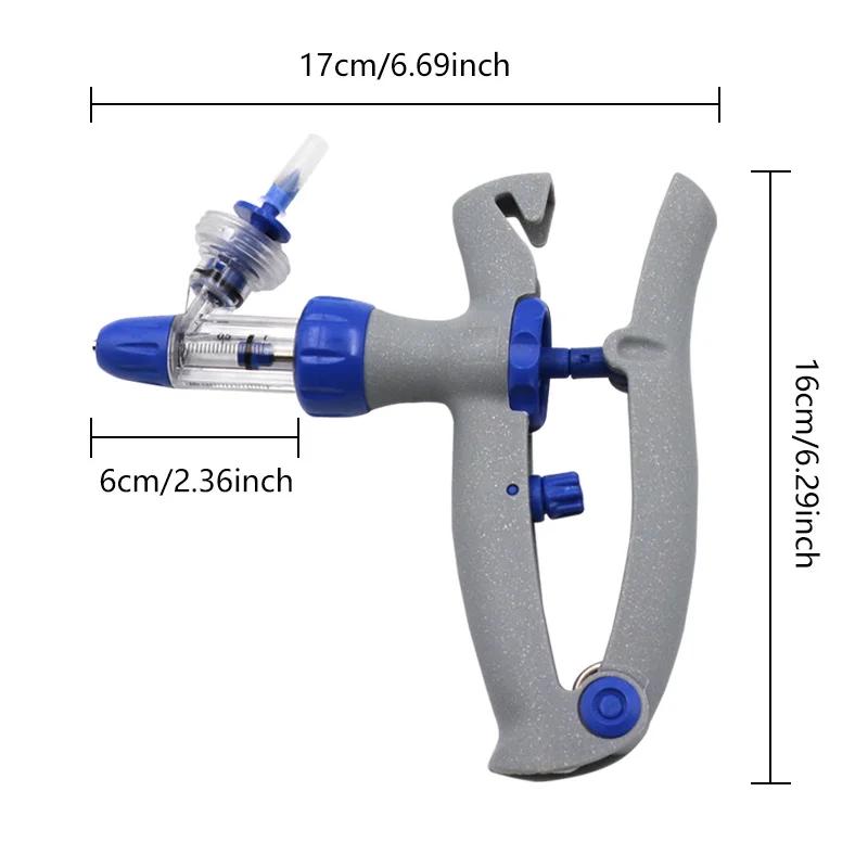 Injecteur automatique vétérinaire, seringue continue réglable et durable pour injection de vaccin, 1