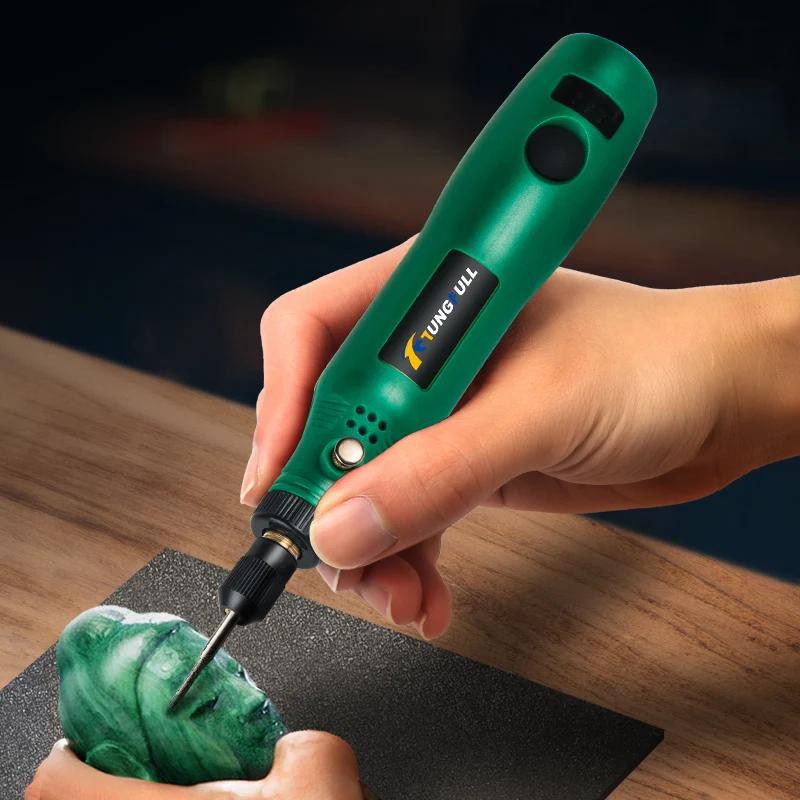 Mini outil rotatif perceuse sans fil, pour graveur Dremel sans fil perceuse électrique gravure sans 